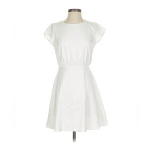 White Backless mini dress